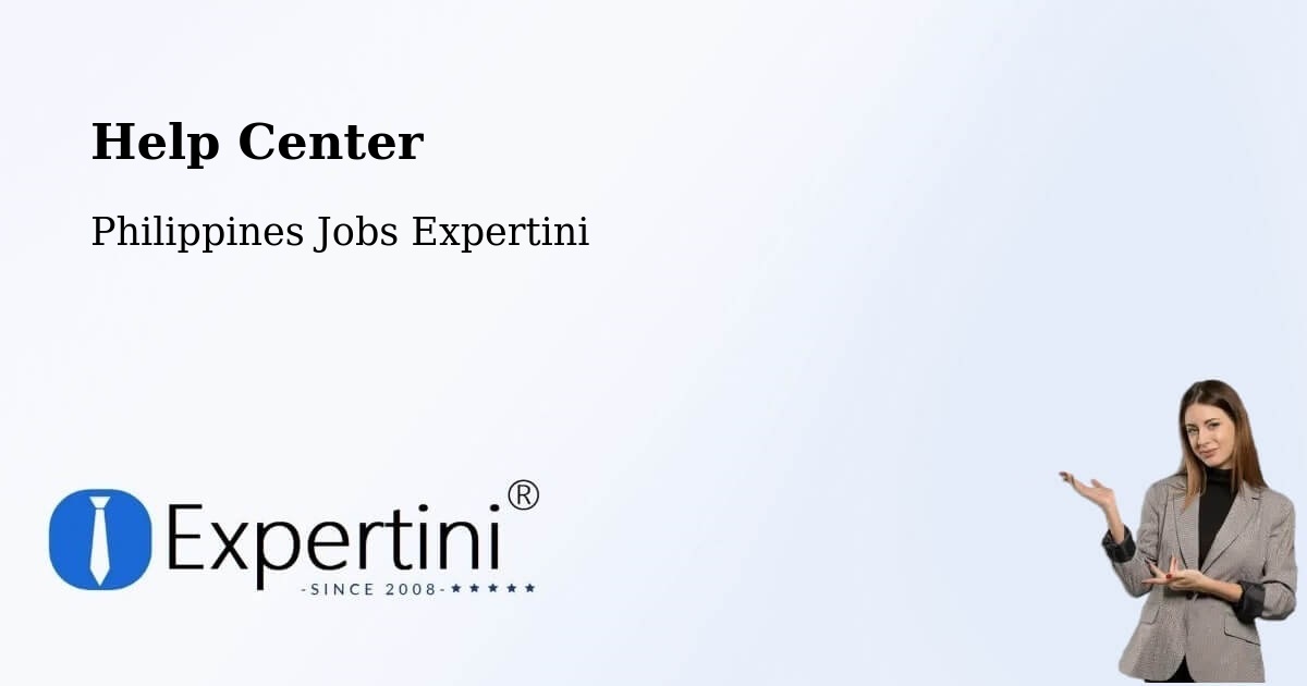 Help Center – Anda - Philippines Jobs Expertini