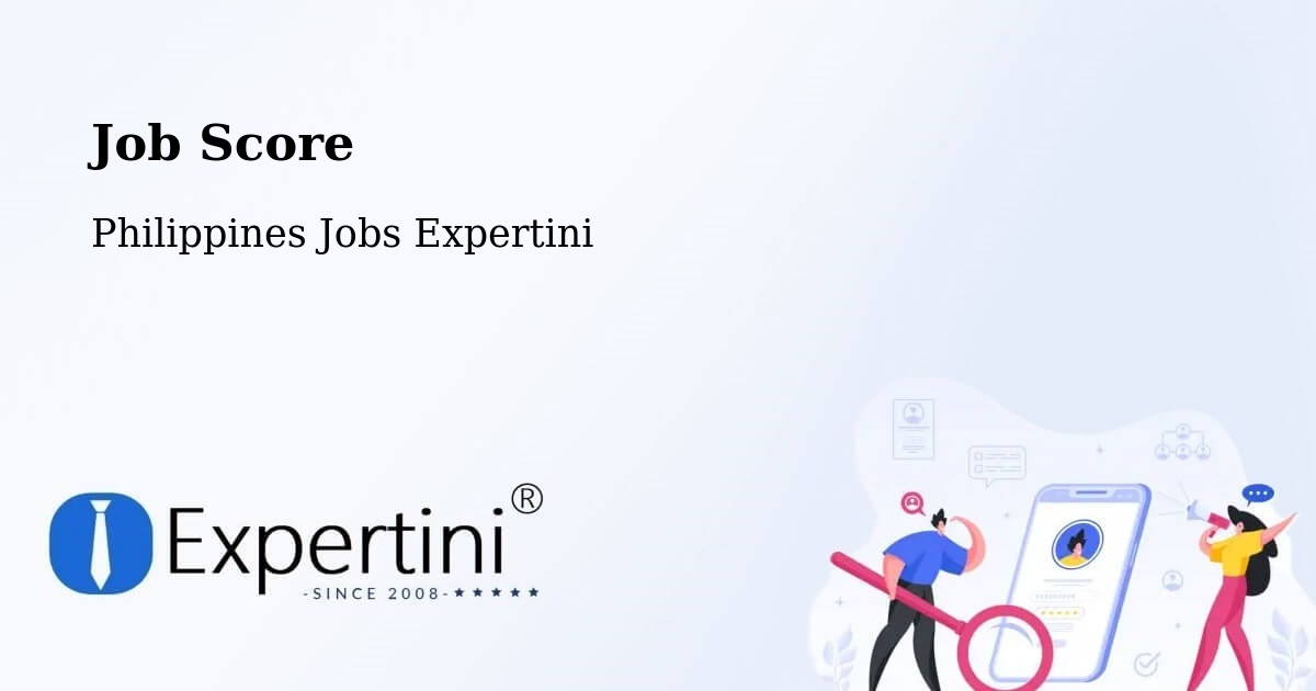 Job Score & Job Description Score Tool – Anda - Philippines Jobs Expertini