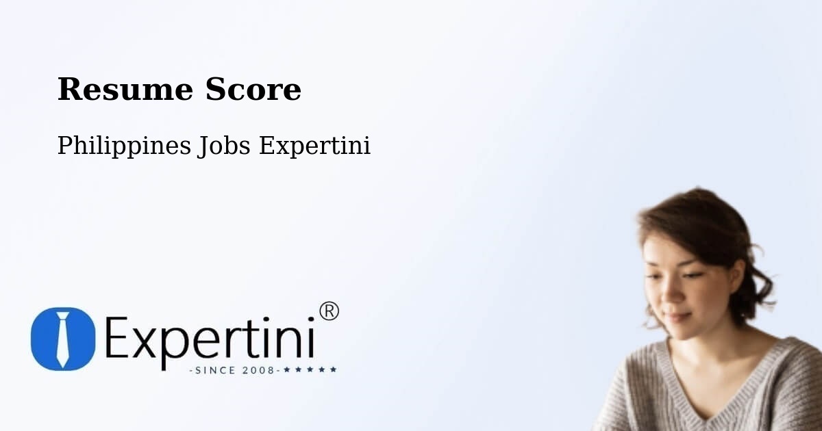 Resume Score & Job Description Match Tool – Anda - Philippines Jobs Expertini