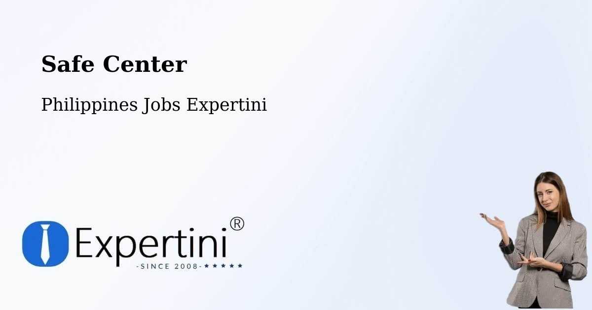Safety Center – Anda - Philippines Jobs Expertini
